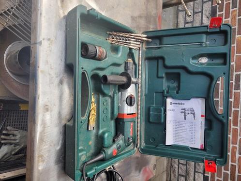 BOORHAMER METABO, Doe-het-zelf en Bouw, Gereedschap | Boormachines, Zo goed als nieuw, Boor- en Schroefmachine, 600 watt of meer