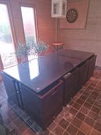 Tuinset 8 personen, Tuin en Terras, Ophalen, Hocker, Wicker, Tuinset