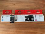Nieuwe ORIGINELE CANON inktcartridges 525 en 526, Computers en Software, Ophalen of Verzenden, Nieuw, Cartridge, Canon