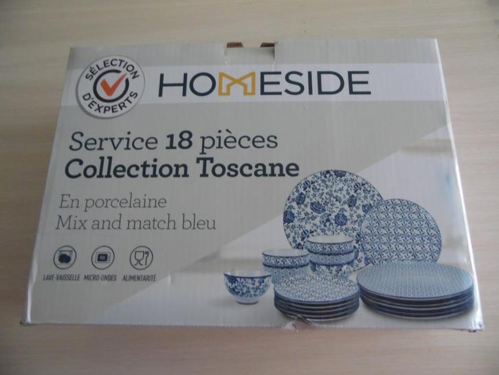 NIEUW 18-DELIG SERVIES, Huis en Inrichting, Keuken | Servies, Nieuw, Compleet servies, Overige stijlen, Aardewerk, Ophalen