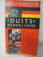 Prisma woordenboek Duits-Nederlands, Drs J.A.H. Van Gemert, Livres, Dictionnaires, Enlèvement, Allemand