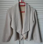 Jas in suède-stijl, Kleding | Dames, Jassen | Zomer, Ophalen of Verzenden, Zo goed als nieuw, Maat 42/44 (L), Beige