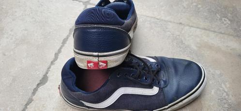 GRATIS Merk Vans: lederen schoenen mt 44 (zie foto's), Kleding | Heren, Schoenen, Gedragen, Sneakers, Blauw, Ophalen