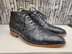 Rehab halfhoge schoenen voor mannen - Blauw croco - Mt 42, Zo goed als nieuw, Rehab, Veterschoenen, Verzenden