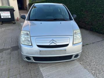 Citroen c2 benzine met weinig km, Auto's, Voorwielaandrijving, Stof, Zwart, 4 cilinders