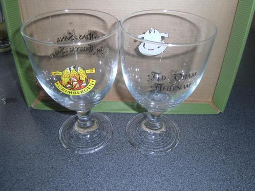 glazen Grimbergen-tripel, Verzamelen, Glas en Drinkglazen, Zo goed als nieuw, Ophalen of Verzenden