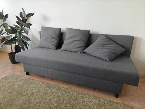 Slaapzetel IKEA ÄLVDALEN, Huis en Inrichting, Slaapkamer | Slaapbanken, Gebruikt, 80 cm, 200 cm, Twijfelaar, Grijs, Ophalen