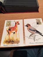 2 maximakaarten Hamse Filatelireclub met zegels Het Woud2011, Ophalen of Verzenden