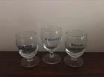 Set van 3 verschillende glazen ricard, Ophalen of Verzenden