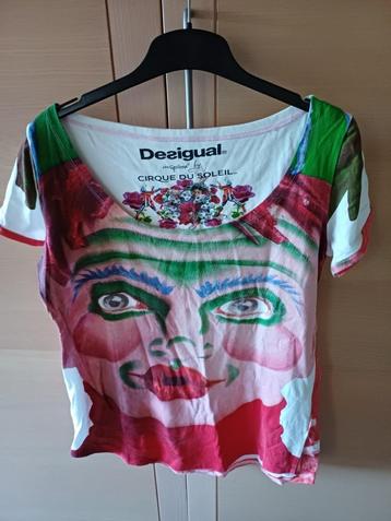 dames t-shirt desigual maat XL cirque dus soleil beschikbaar voor biedingen