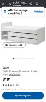 IKEA slakbed met laden, voor kinderen en tieners 1 stuk, Huis en Inrichting, Slaapkamer | Bedden, Ophalen of Verzenden, Zo goed als nieuw
