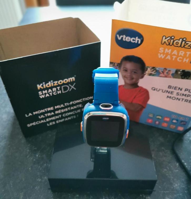 Montre KIDIZOOM SmartWatch DX de Vtech, Handtassen en Accessoires, Horloges | Kinderen, Zo goed als nieuw, Ophalen