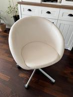 Ikea Skruvsta Witte Bureaustoel, Huis en Inrichting, Bureaustoelen, Ophalen, Zo goed als nieuw, Wit, Bureaustoel