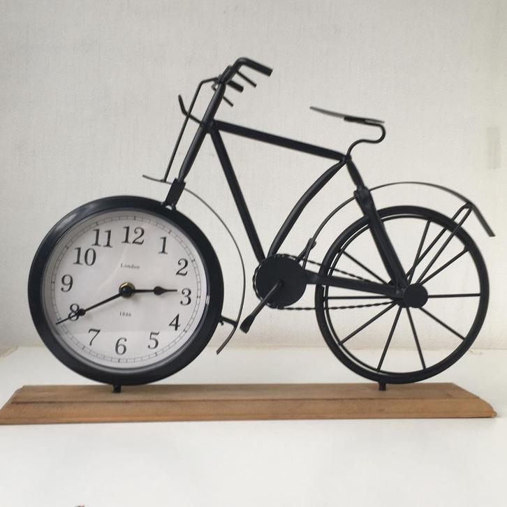 Fietsklok, Huis en Inrichting, Woonaccessoires | Klokken, Zo goed als nieuw, Analoog, Ophalen of Verzenden