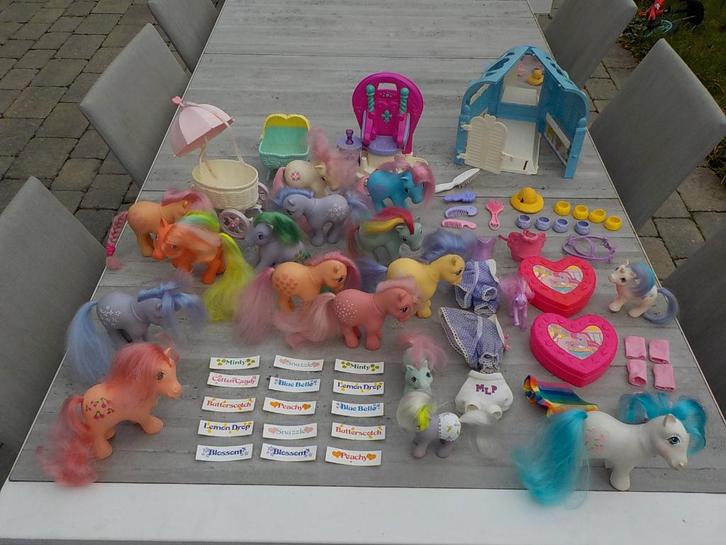 grande collection vintage Mon Petit Poney Hasbro G1, Enfants & Bébés, Jouets | My Little Pony, Utilisé, Enlèvement ou Envoi