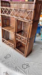 Petite armoire décorative vintage en rotin, Ophalen of Verzenden
