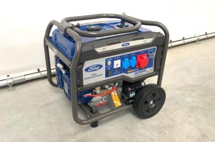 Ford benzine aggregaat FGT9250E – nieuw in doos voor €1000, Doe-het-zelf en Bouw, Aggregaten, Nieuw, Benzine, 5 tot 10 kVA, Elektrisch startend