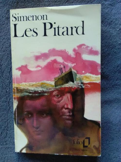 "De Pitards" Simenon (1975), Boeken, Detectives, Gelezen, Ophalen of Verzenden