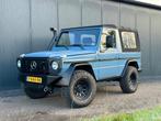 Mercedes-Benz G 240 Cabrio OM606 Turbo Diesel 1980, Auto's, Zwart, Lederen bekleding, Blauw, Diesel