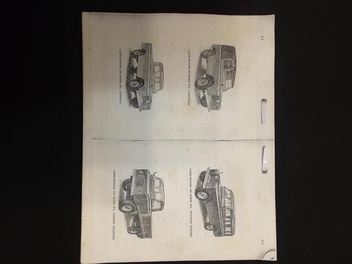 Notice d'Entretien ( onderhoudsinstructies ) Land - Rover. F, Auto diversen, Handleidingen en Instructieboekjes, Ophalen of Verzenden