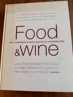 Livre de recettes Food&Wine avec des suggestions de vins, Comme neuf, Enlèvement ou Envoi