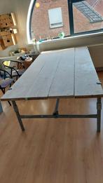 Stelling tafel 120 breed x 245 x H 79., Hobby en Vrije tijd, Ophalen, Zo goed als nieuw