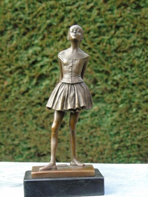 statue ballerine bras dans le dos en bronze sur marbre signé, Antiquités & Art, Antiquités | Bronze & Cuivre, Bronze, Enlèvement ou Envoi
