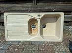 Spoeltafel, Huis en Inrichting, Keuken | Keukenelementen, Ophalen, Gebruikt, Crème