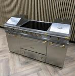 Luxe Lacanche Fornuis Keramisch 150 + Friteuse + Multicooker, 60 cm of meer, Keramisch, Grill, Zo goed als nieuw
