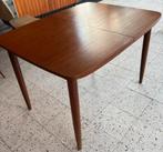 Vintage eettafel in teak Scandinavisch, Huis en Inrichting, Tafels | Eettafels, Ophalen of Verzenden
