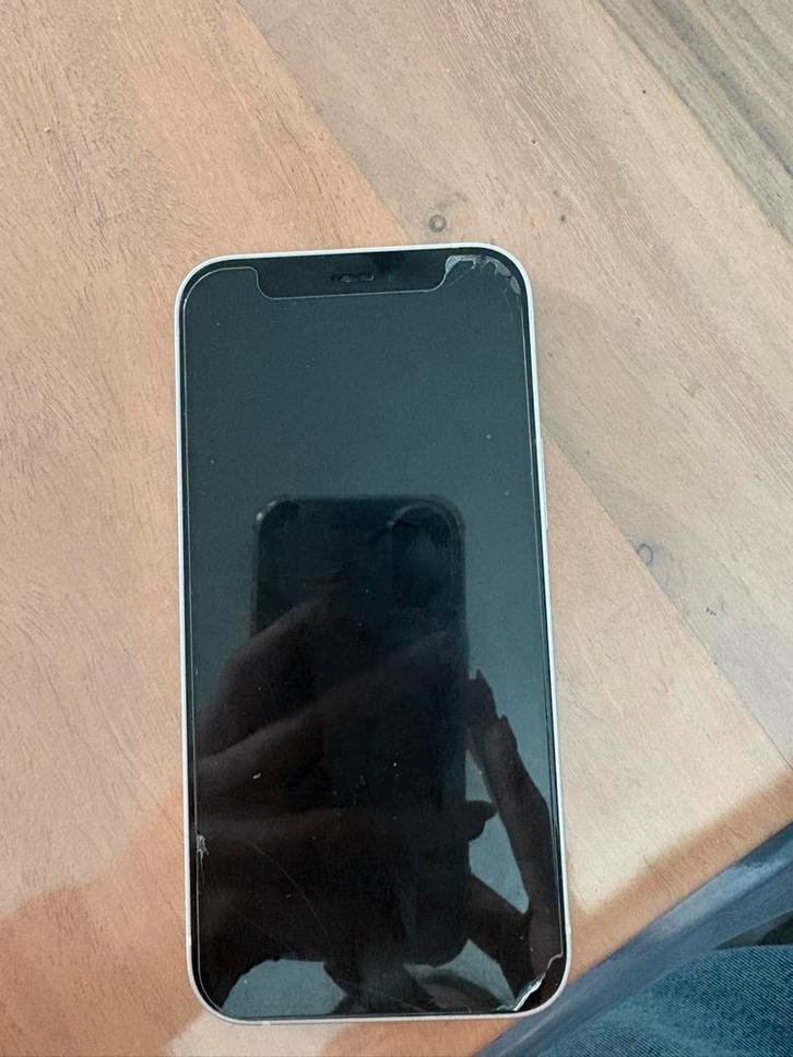 Iphone 12 mini 64GB wit, Telecommunicatie, Mobiele telefoons | Apple iPhone, Gebruikt, 64 GB, Zonder abonnement, Zonder simlock