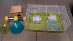 Kot voor hamster + gerief 45  28 x 22, Ophalen, Gebruikt, Hamster