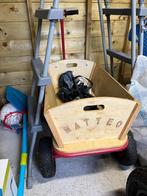 Houten bolderkar, Ophalen, Gebruikt