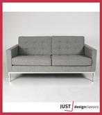 Florence Knoll 2-Zits Sofa Grijs Hallingdal (voorraad:2), Huis en Inrichting, Ophalen, Tweepersoons, Rechte bank