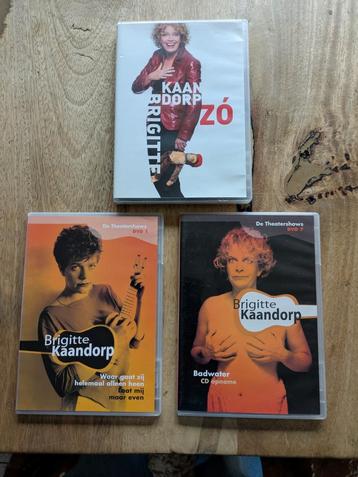 3 x dvd Brigitte Kaandorp / theater - cabaret beschikbaar voor biedingen