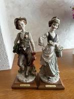 Beeldjes man en vrouw Giuseppe Armani, Verzamelen, Beelden en Beeldjes, Ophalen, Zo goed als nieuw, Mens