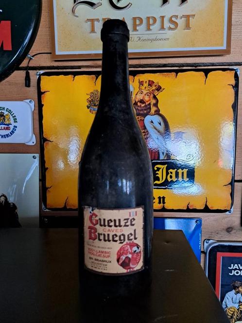 Gueuze Bruegel vol oud bier vintage, Verzamelen, Biermerken, Zo goed als nieuw, Flesje(s), Overige merken, Ophalen of Verzenden