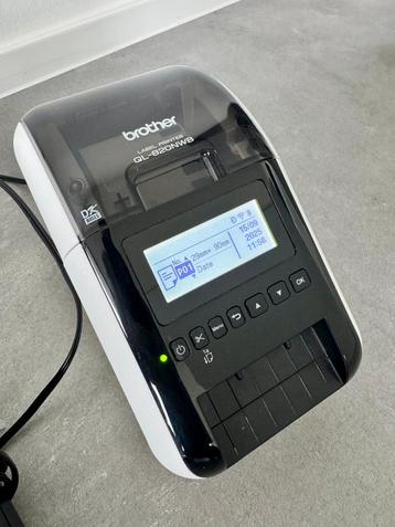 Professionele Brother QL-820NWB labelprinter beschikbaar voor biedingen