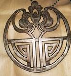 Birks art deco lotus zilver plated onderzetter mid century, Ophalen of Verzenden, Zilver