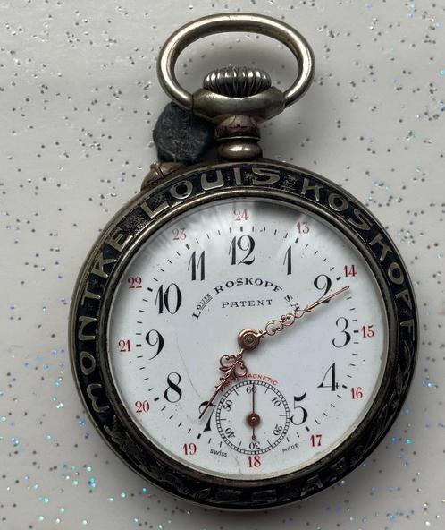 LOUIS ROSKOPF horloge, treinhorloge met lood, Handtassen en Accessoires, Horloges | Dames, Zo goed als nieuw, Zakhorloge, Rolex