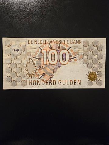 100 gulden Nederland 1992 jaar, Postzegels en Munten, Bankbiljetten | Nederland, Ophalen of Verzenden, 100 gulden, Los biljet