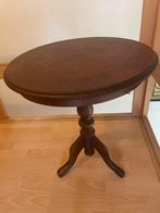 Prachtig houten vintage bijzet- of wijntafeltje driepoot, Antiek en Kunst, Ophalen