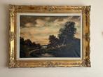 Schilderij landschap met herder, Antiek en Kunst, Ophalen