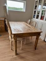 Table indienne oriental salle a manger bois massif manguier, Huis en Inrichting, Complete eetkamers, Ophalen, Zo goed als nieuw