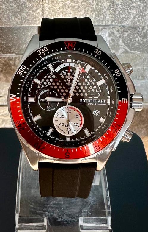 ROTORCRAFT TRACK SPORT CHRONO T.W.V.499€! 💯%NIEUW, Handtassen en Accessoires, Sporthorloges, Nieuw, Ophalen of Verzenden