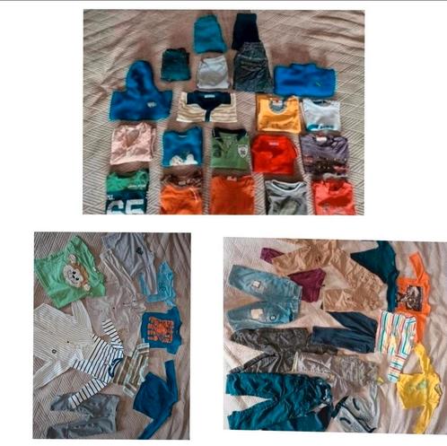 Kinderkledingpakket: 3 bundels: maat 74 - 80 en 86, Kinderen en Baby's, Babykleding | Baby-kledingpakketten, Zo goed als nieuw