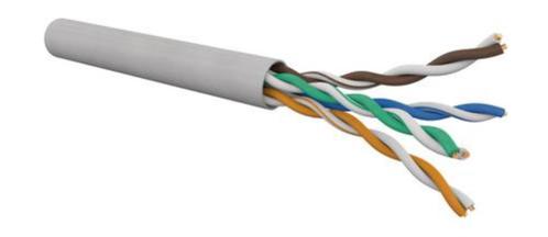 Spoel van 266 meter U/UTP CAT5.e-netwerkkabel, Computers en Software, Pc- en Netwerkkabels, Nieuw, Ophalen of Verzenden
