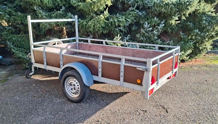 Aanhanger Enkelasser Aanhangwagen, Auto diversen, Aanhangers en Bagagewagens, Zo goed als nieuw, Ophalen