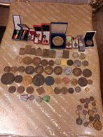 Lot de 75 medailles, Timbres & Monnaies, Monnaies & Billets de banque | Collections, Enlèvement