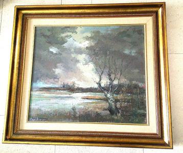 Landschap met watertje - Janus Kluijtmans (1919-2004) beschikbaar voor biedingen